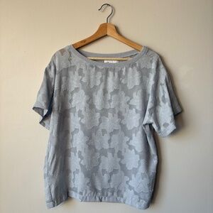 Sheer Nordstrom Rack Floral Textured Top – Women’s M